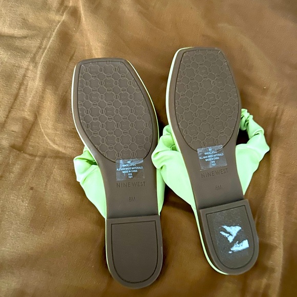 Summer Sandals - Tahari (Blue), Nine West (Green). New and comfy. Size 8 - Picture 2 of 4